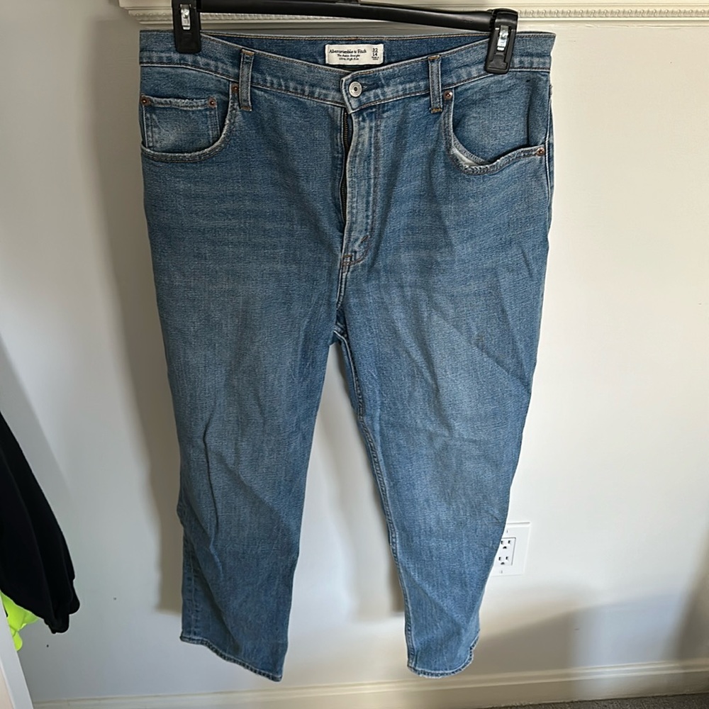 Curve Love Ankle Straight ultra high rise jeans